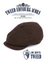 Кепка с козырьком, 8ми-клинка Мужская-Унисекс TWEED EDINBURG ACORN из твида (Плотная Костюмно-Блейзерная ШЕРСТЬ) TWEED.8-EDINBURG/ACORN